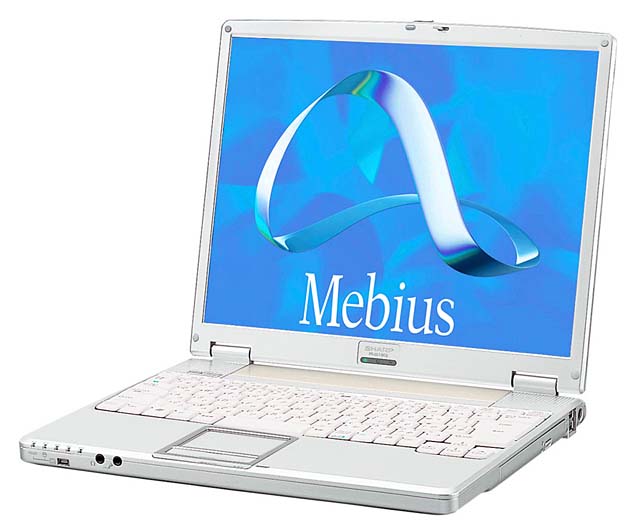 シャープ、Athlon XP-M 1800+搭載Mebius 2機種