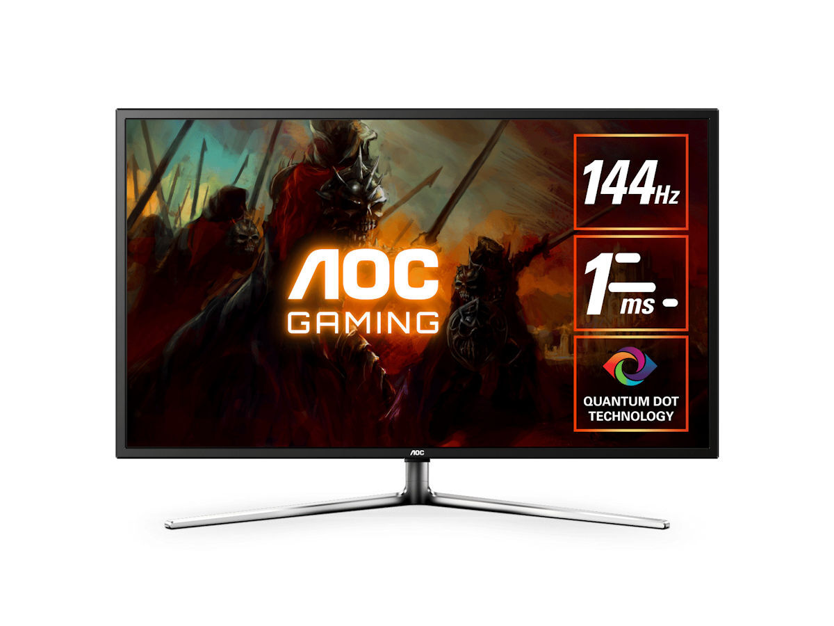 AOC、量子ドットパネルの4K/144Hz対応42.5型ゲーミングモニター - PC Watch