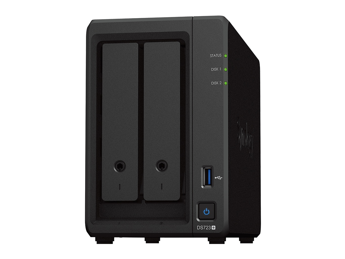 Synology、M.2 SSDキャッシュやドライブ拡張にも対応の2ベイNASキット
