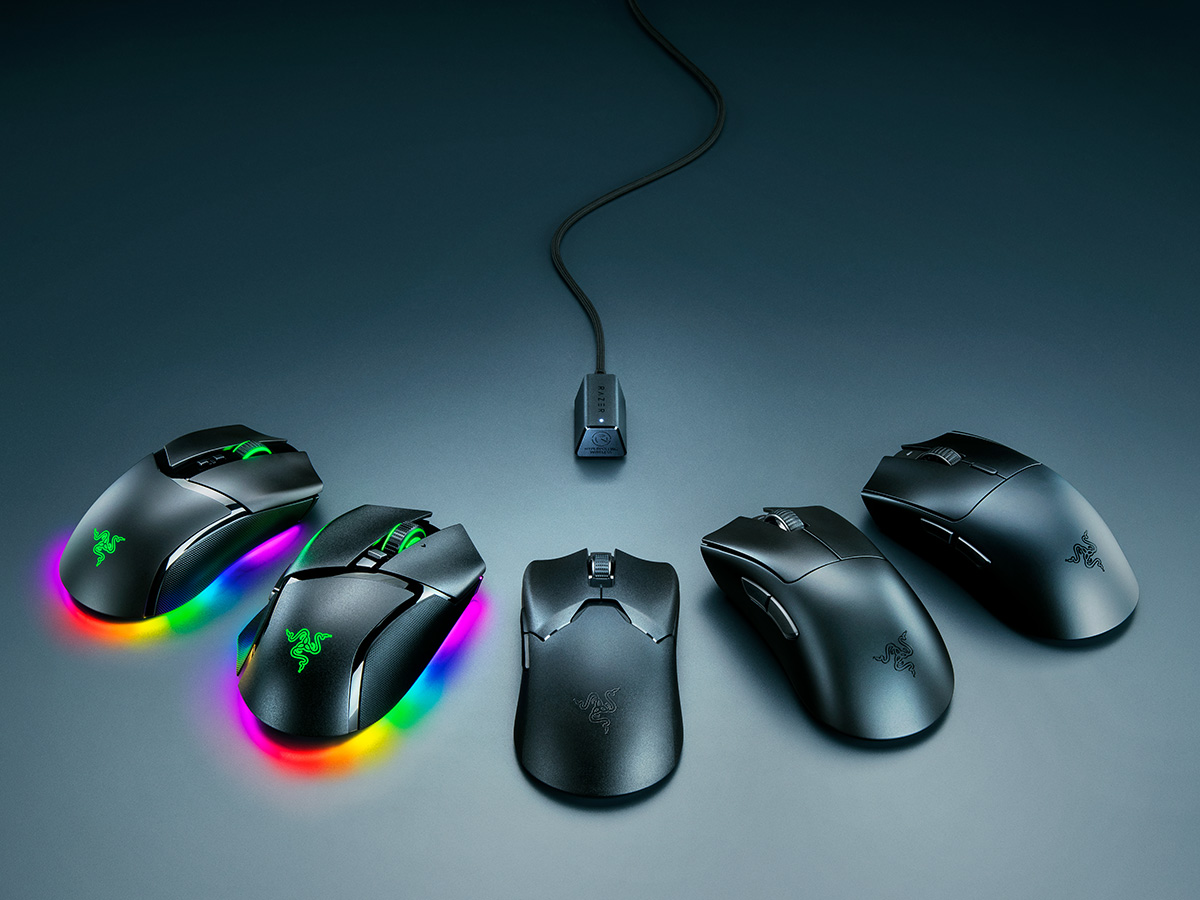 Razer、ゲーミングマウス5機種が最大8,000Hz無線ポーリングに対応 - PC