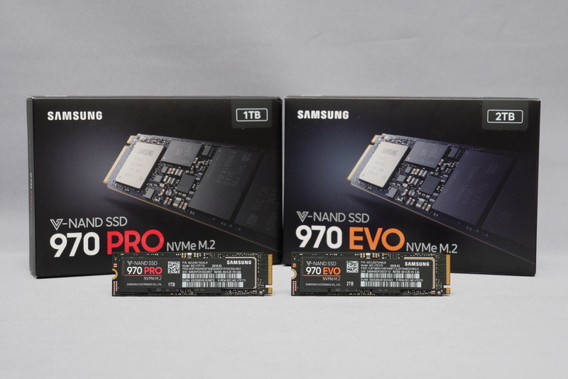 レビュー】Samsung、第3世代のNVMe/PCIe SSD「970 PRO」、「970 EVO