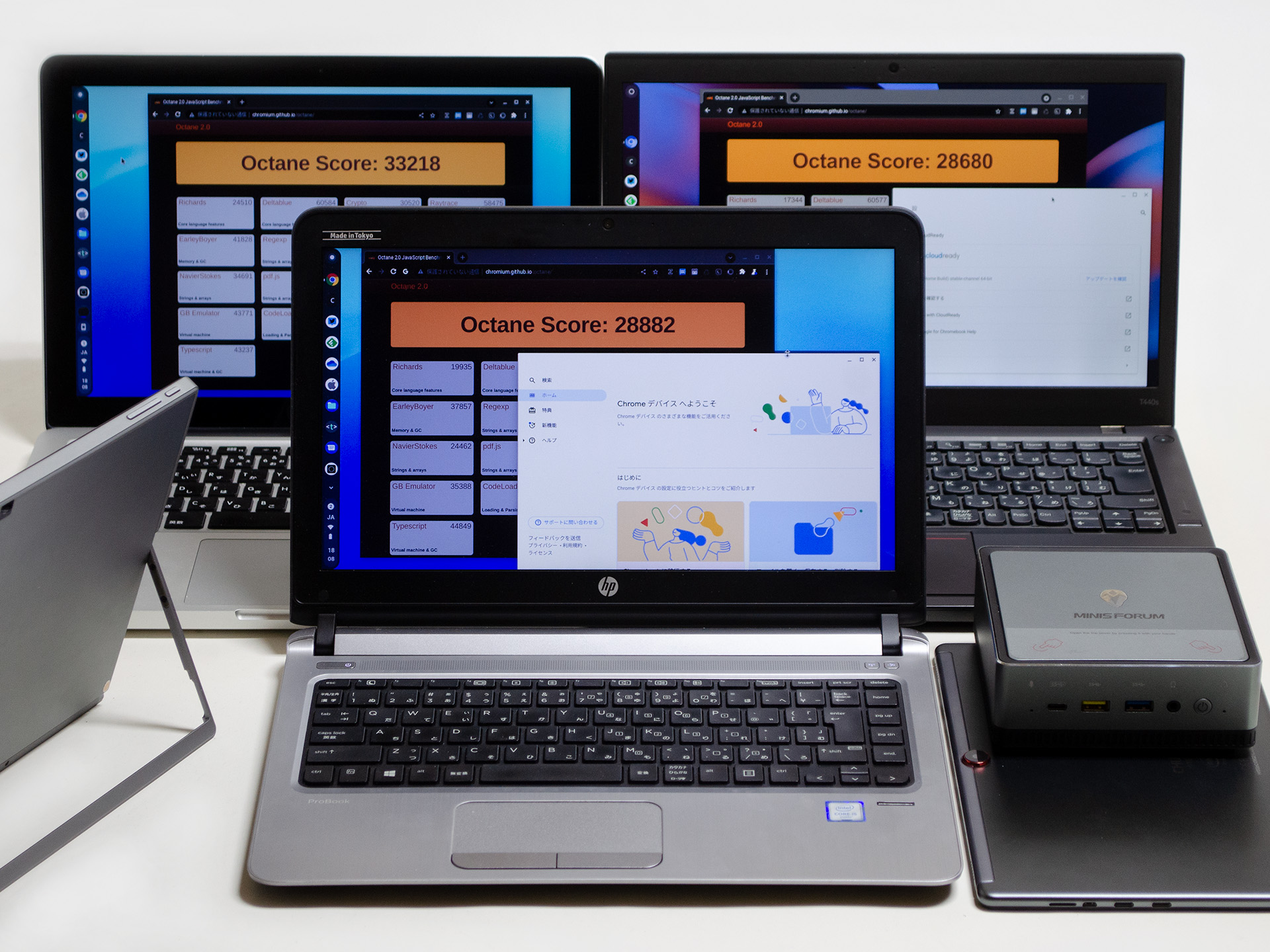 Chrome OS FlexをTOSHIBA dynabook TB57/NBにインストールして動作検証