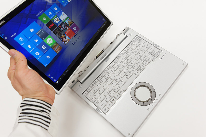 2in1だけど2in1じゃない!? タブレット＋ノートのタブレットモバイルPC