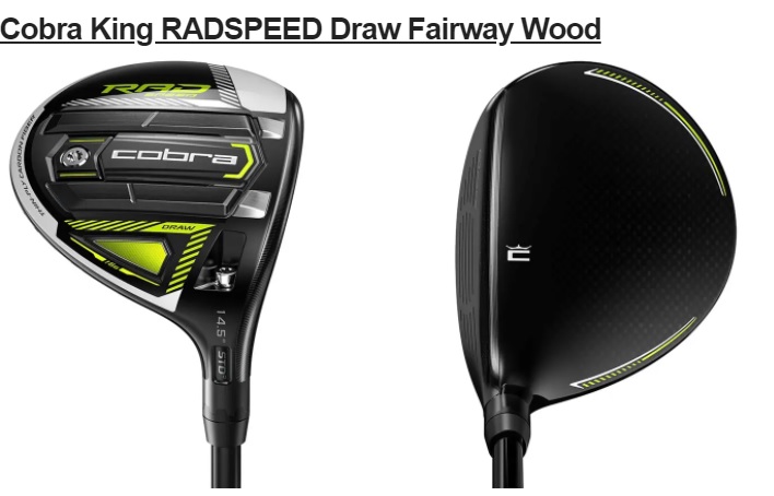 4モデルで登場 コブラ Cobra RADSPEED フェアウェイウッド