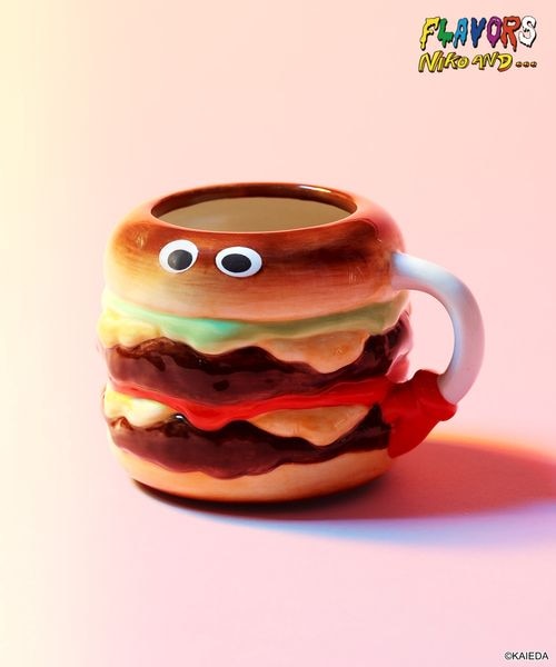 ニコアンド FLAVORSコラボ スタンドバスケット ハンバーガー FLAVORS