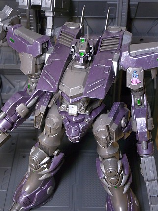 ファシネイター（コトブキヤ：1/72） : 蒼い月夜の下ダラダラと