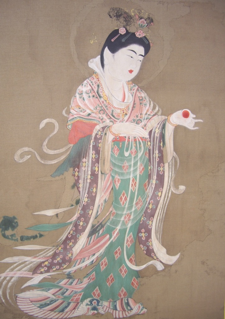 国宝薬師寺吉祥天画像、薬師寺へ奉納 : 『一日一畫』 日本画家池上紘子