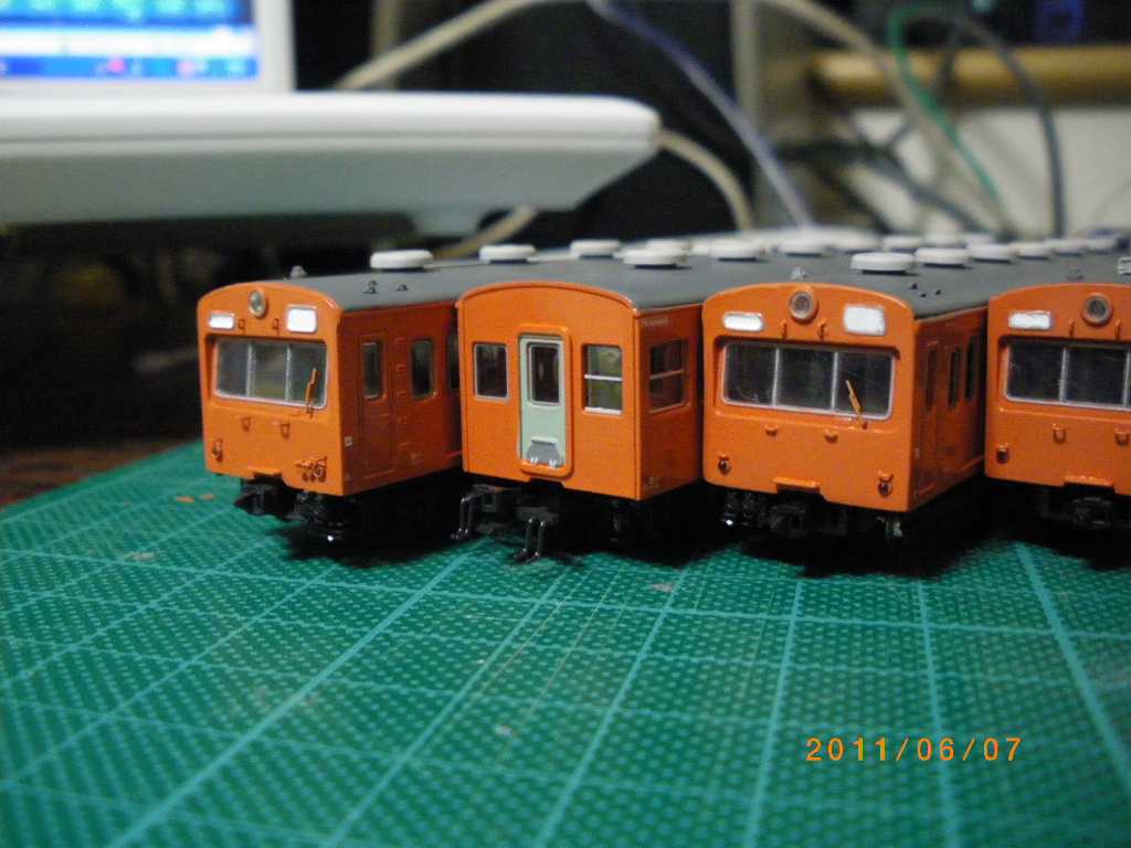 101系中央線仕様(winベース) : 山スカの鉄道模型加工日誌