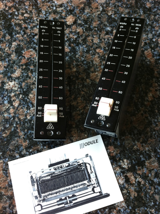 EAB W66a パッシブ フェーダーモノ 到着 : musicfield