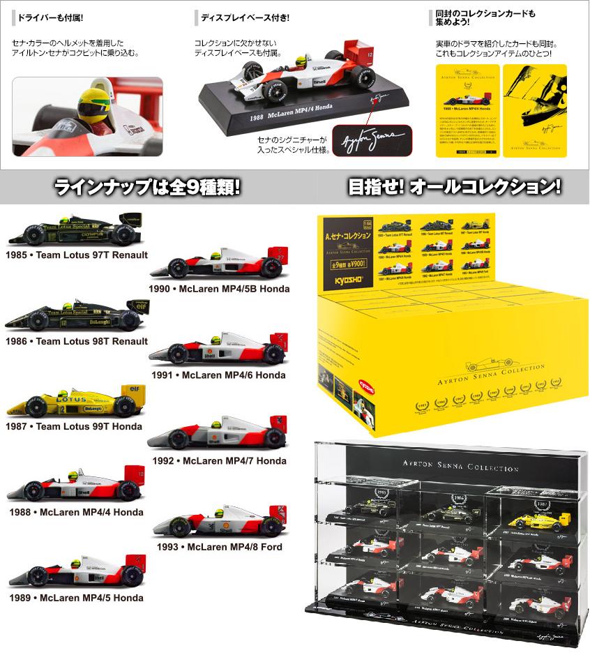京商 第57弾 「アイルトン・セナ ミニカーコレクション」 : また