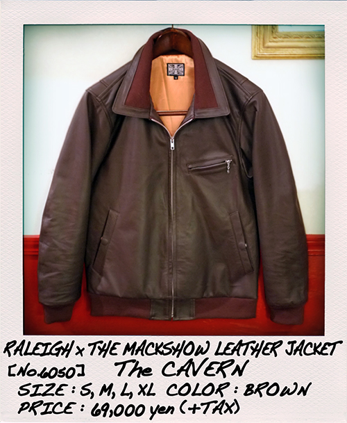 RALEIGH Design x THE MACKSHOW” LEATHER JACKET「The CAVERN
