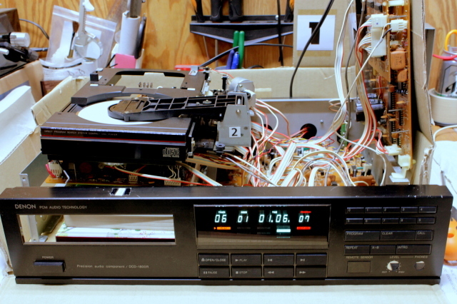 DENON DCD-1800R 修理その23 : 岡山ジャンク倶楽部