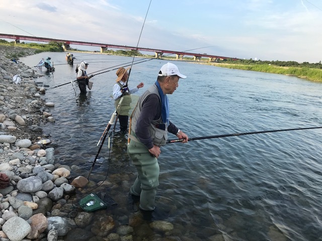 8月9日（金）庄川・10日（土）～12日（月）神通川釣果 : 鮎毛鉤釣りの旅