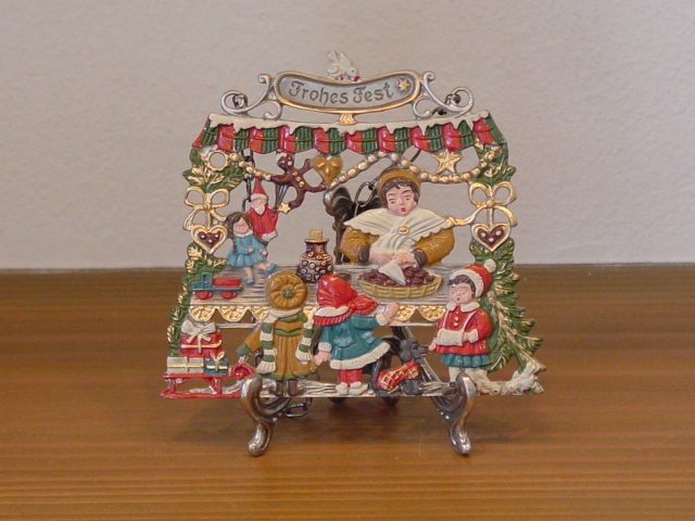 ドイツ キューン工房の錫製壁飾り クリスマスマーケット : ドイツの
