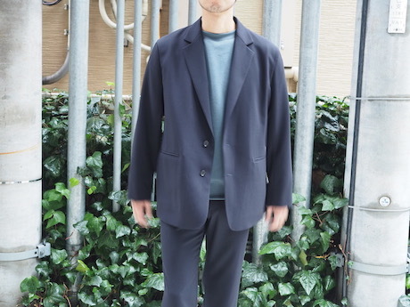 AURALEE -HARD TWIST WOOL DOBBY JACKET- : Chalt