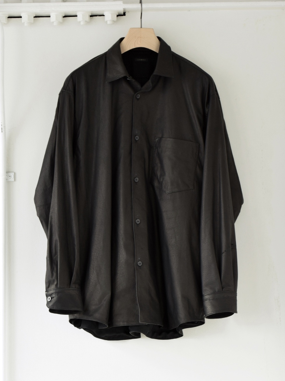 COMOLI レザー コモリシャツ : TRUNK