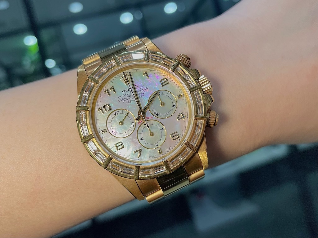 ロレックス Ref. 16568 デイトナ ダイヤMOP文字盤 : 5W - www.fivew.jp
