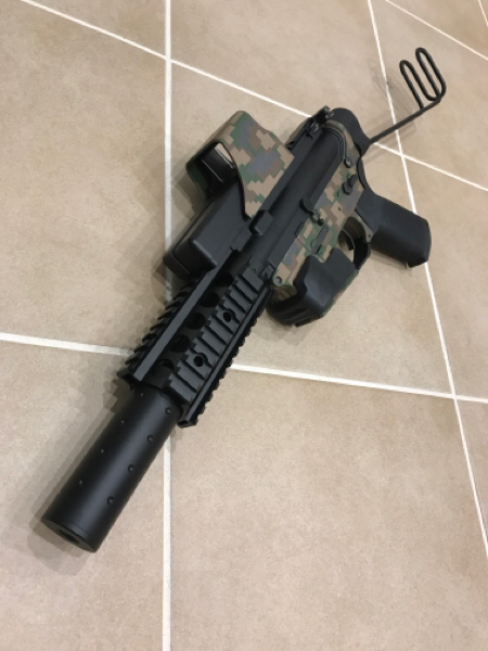 東京マルイM203グレネードランチャーとパトリオットでロマン銃 : Black