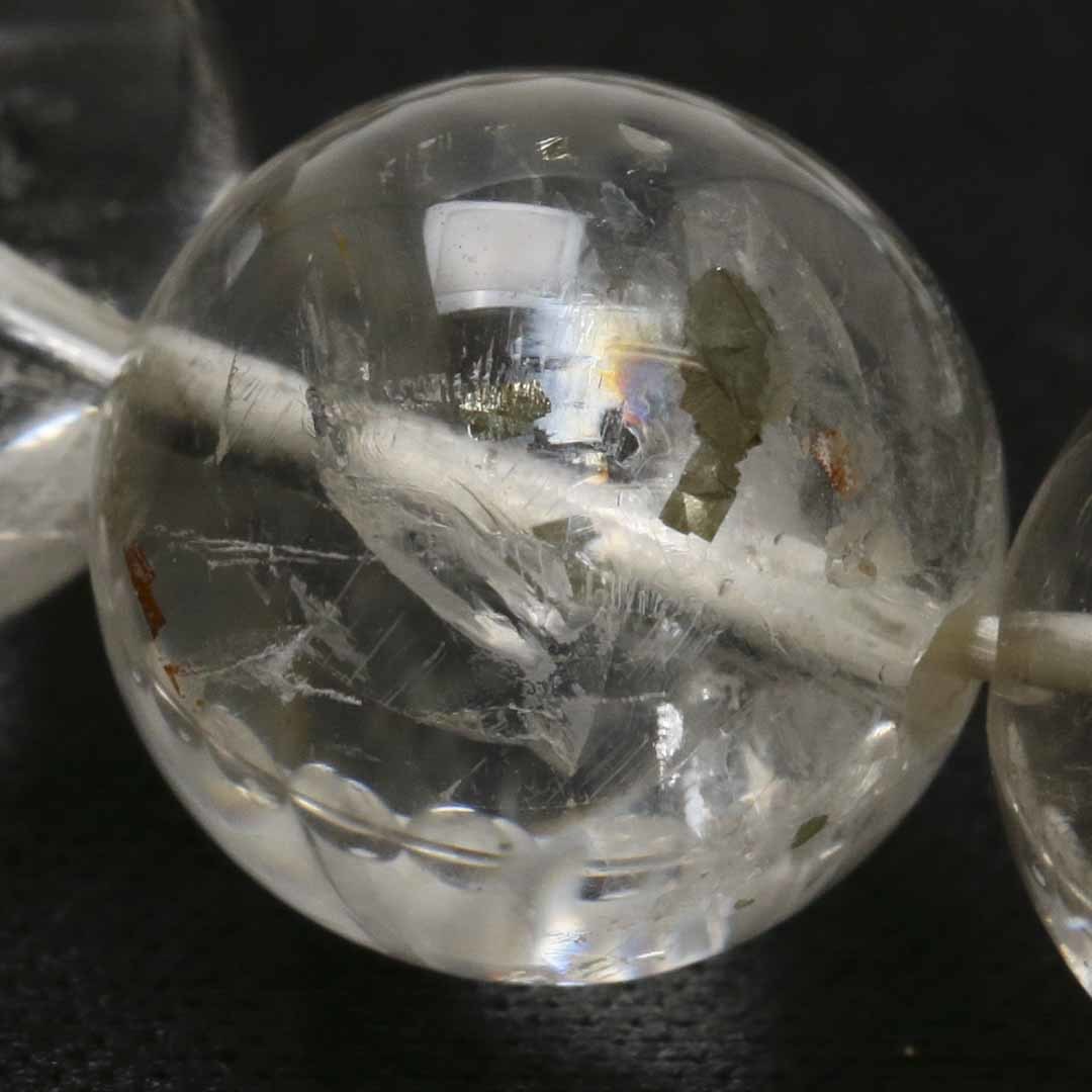 虹も見える！マーカサイトinクォーツのブレスレット - 石の音ブログ