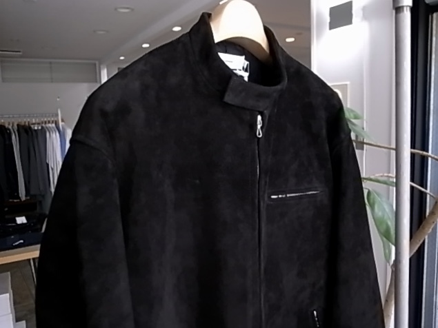 Graphpaper Goat Suede Single Riders Jacket : TRUNK