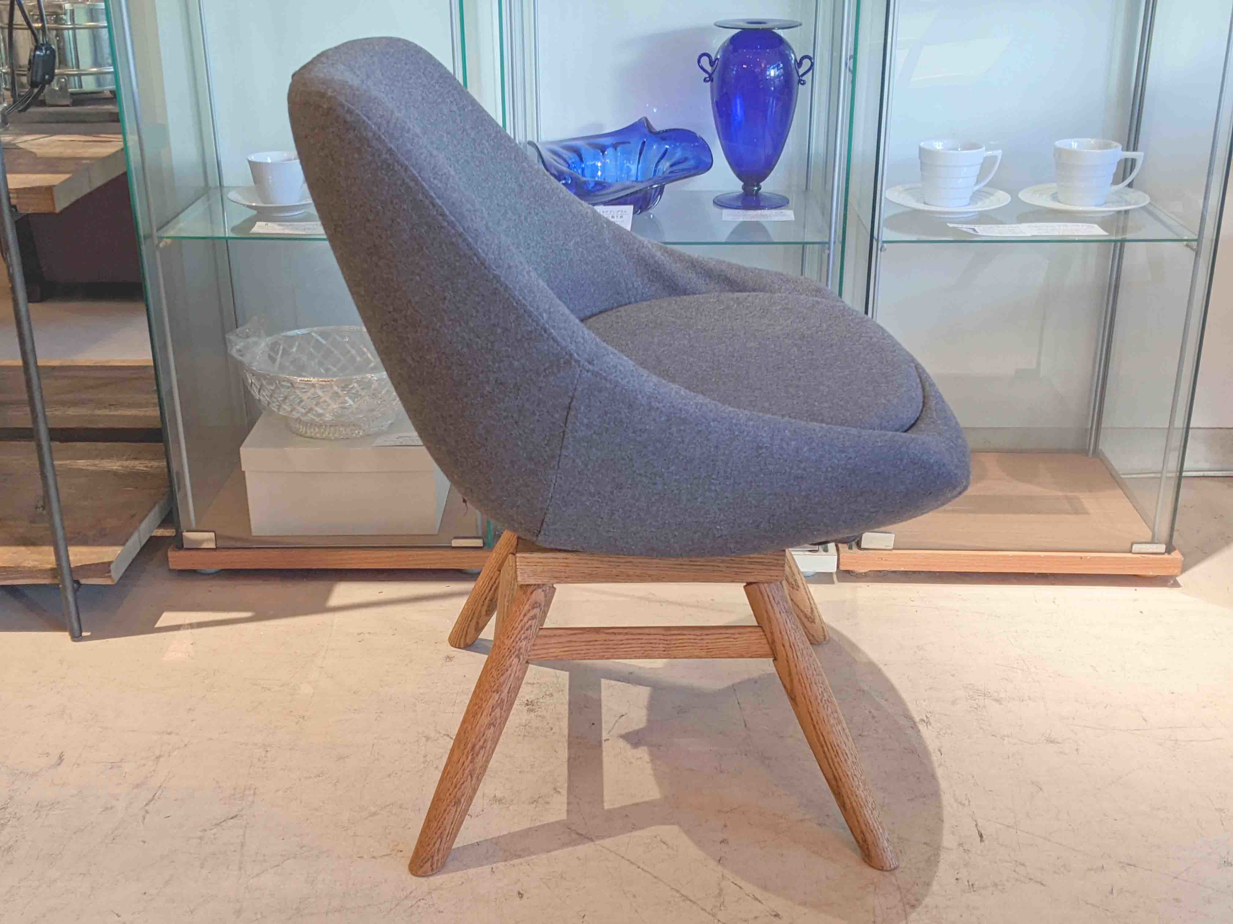 MOMO natural/モモナチュラル】M-ROUND CHAIR EM COVERING / モールド