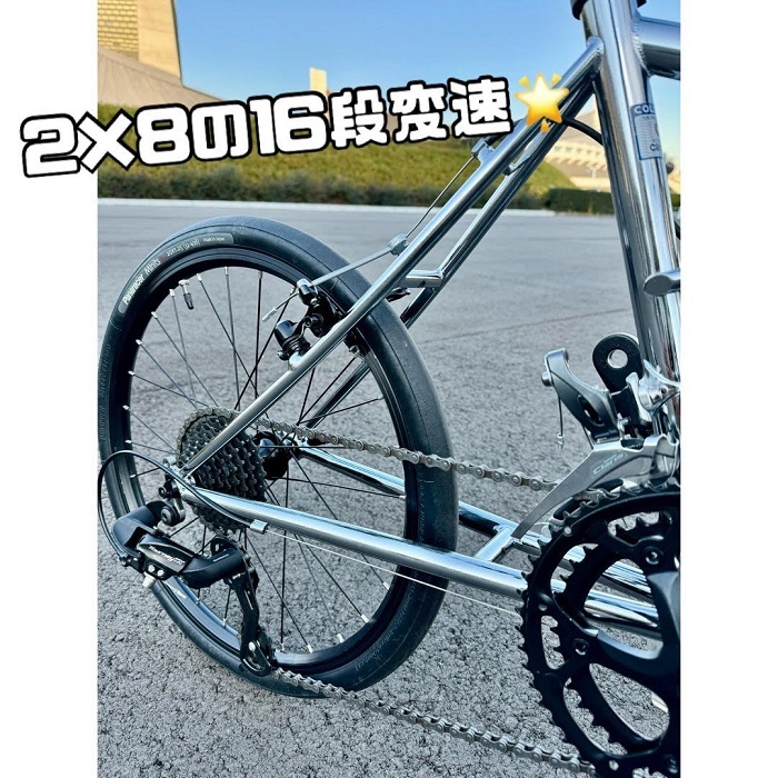 FLAME bike限定 BRUNO VENTURA CHROME - ミニベロ (小径車) 専門店