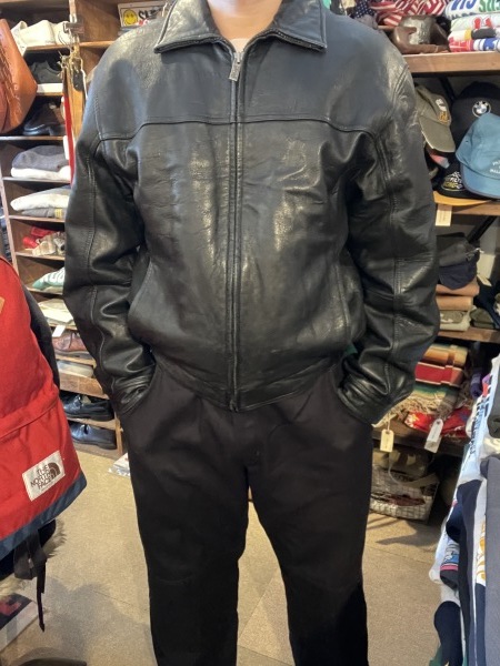90s WILSONS LEATHER レザー ジャケット 黒 L シンサレート着脱