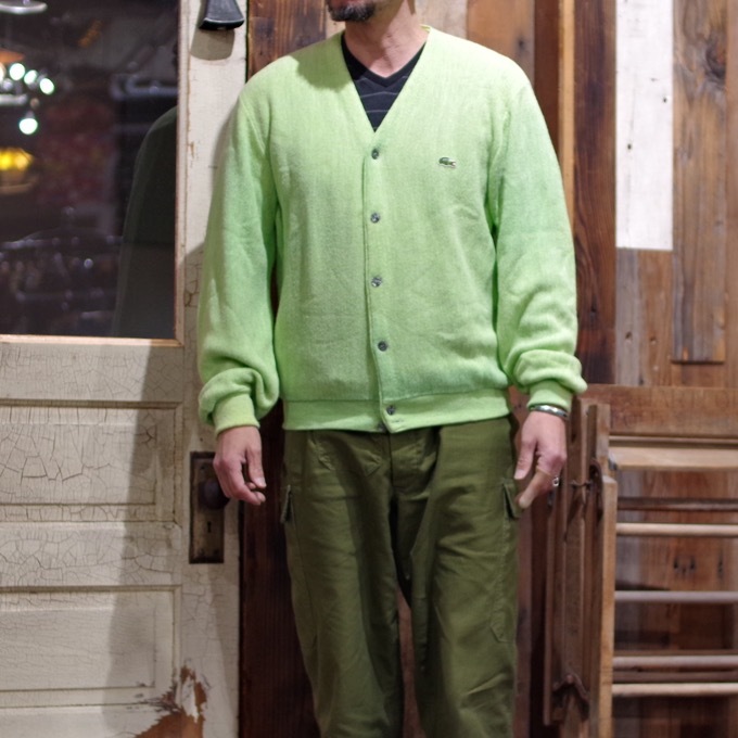 1970＆80s Izod Lacoste Acrylic Cardigan / USA アイゾッド ラコステ