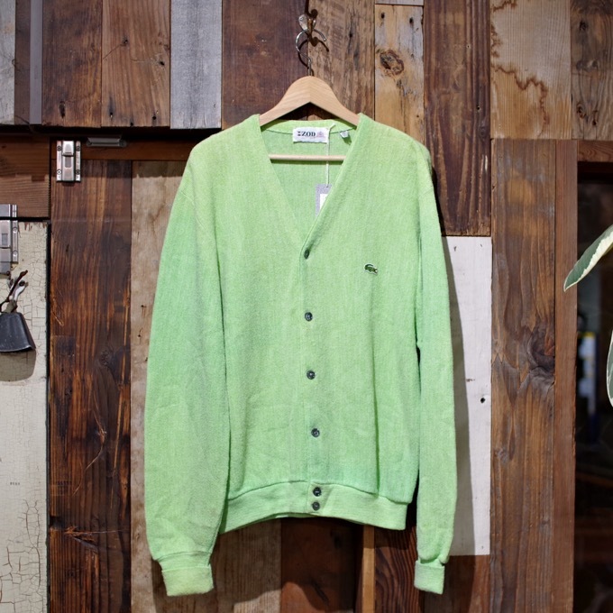 1970＆80s Izod Lacoste Acrylic Cardigan / USA アイゾッド ラコステ