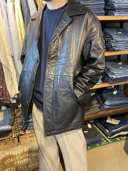 高級感 HUGO BOSS ヒューゴボス レザー ジャケット 黒 L程度 カー