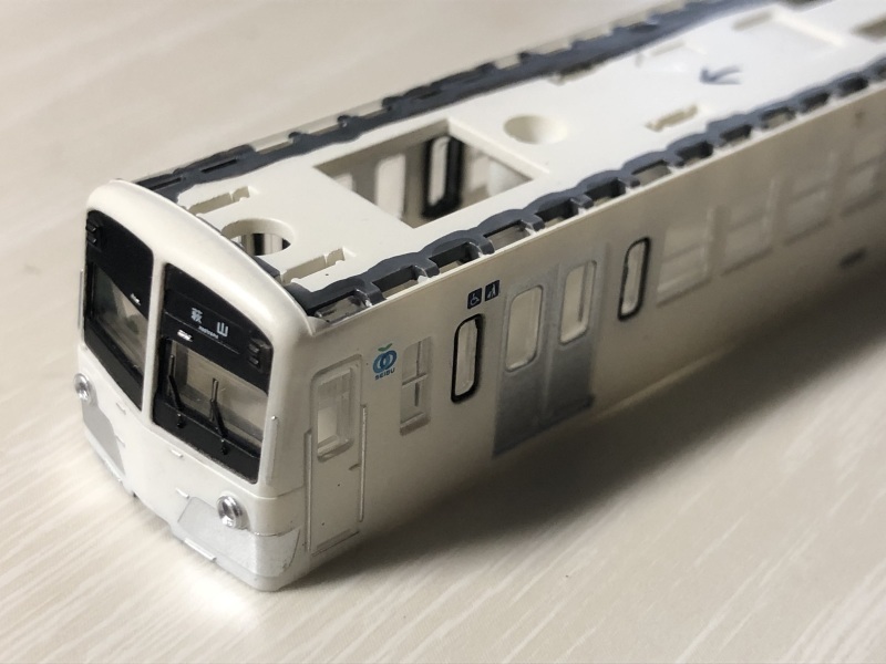 Nゲージ加工]西武新101系ワンマン色 白色 その2 : MY模型工房