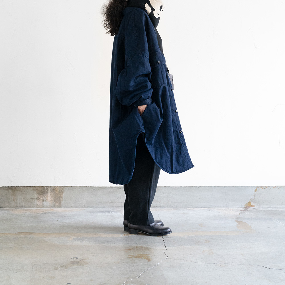 KAPITAL][キャピタル][8oz IDG×IDGデニム スラッピーシャツコート][EK