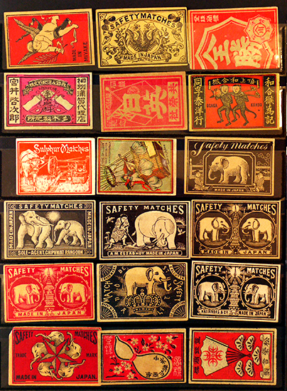 マッチラベル燐寸票54枚 中国向け明治期輸出用 各美品 貼込無し