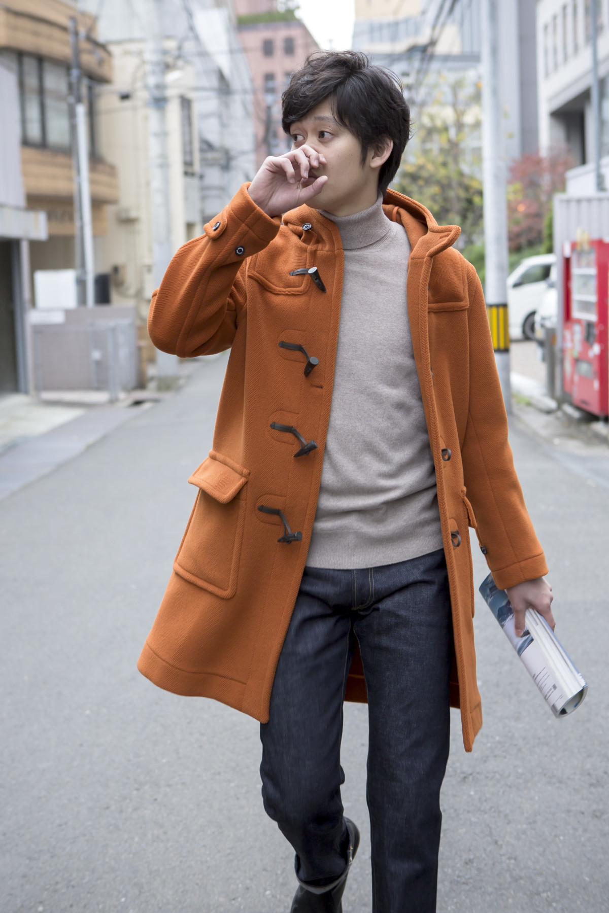 INVERTERE (インバーティア) NEWTON ABBOT DUFFLE COAT バーント