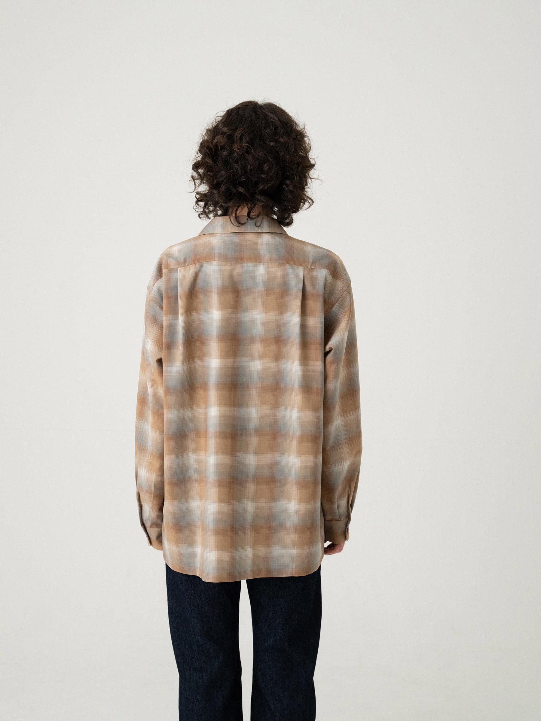 オープンカラー・シャツ - BEIGE/GRAY – PENDLETON WOOLEN MILLS JAPAN