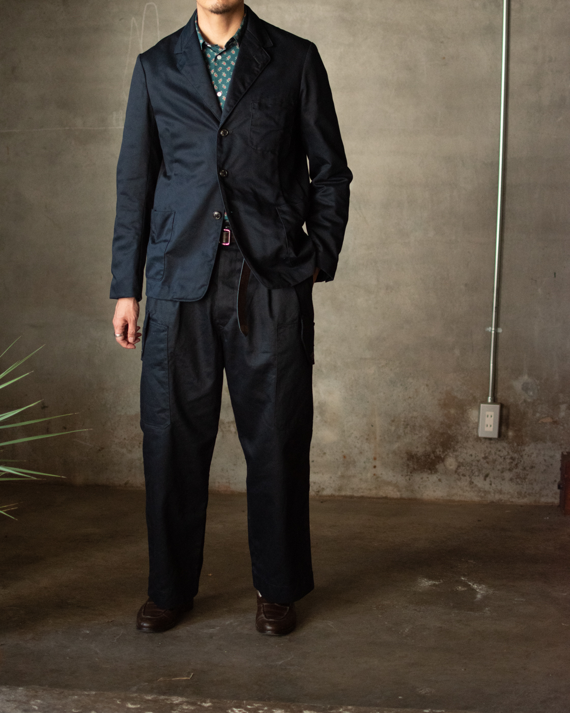 OLDMAN'S TAILOR × PEOPLE] ROYAL NAVY SACK JKT , ROYAL NAVY WORK