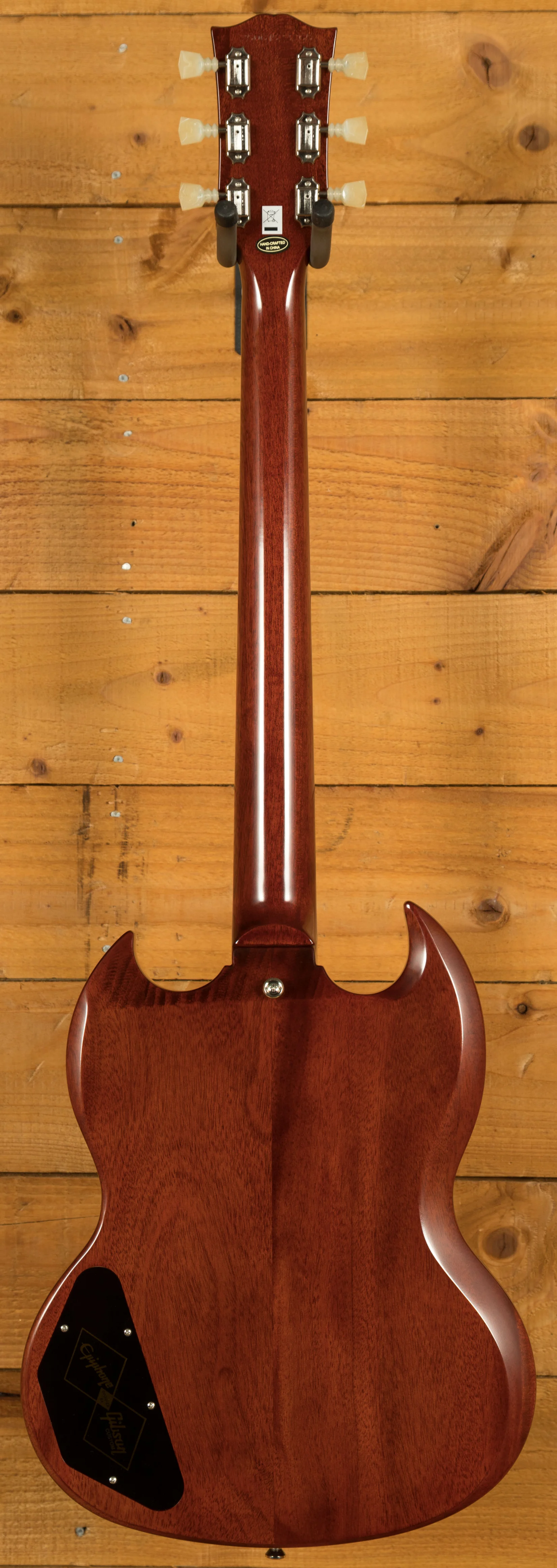 Epiphone 1964 SG Standard Maestro Vibrola Cherry Red | Peach Guitars