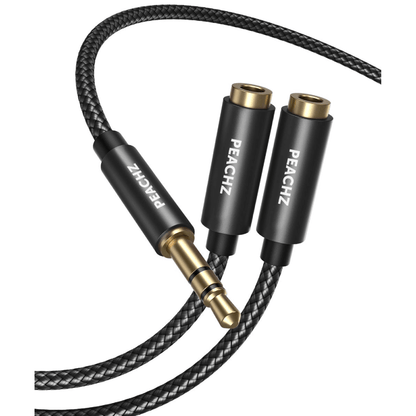 PEACHZ 3.5mm Audio Splitter 2 Female to 1 Male 0.28M | R 200.00