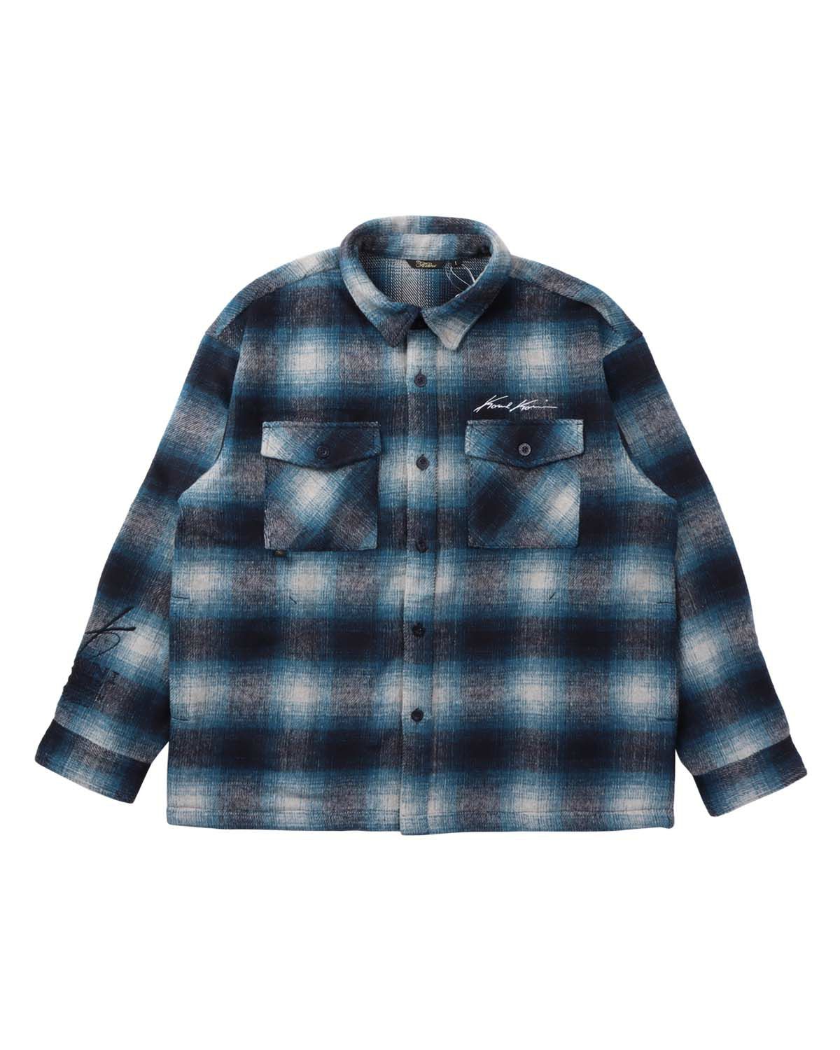 Karl Kani] シャギー チェック シャツ ジャケット | PEET ONLINE STORE