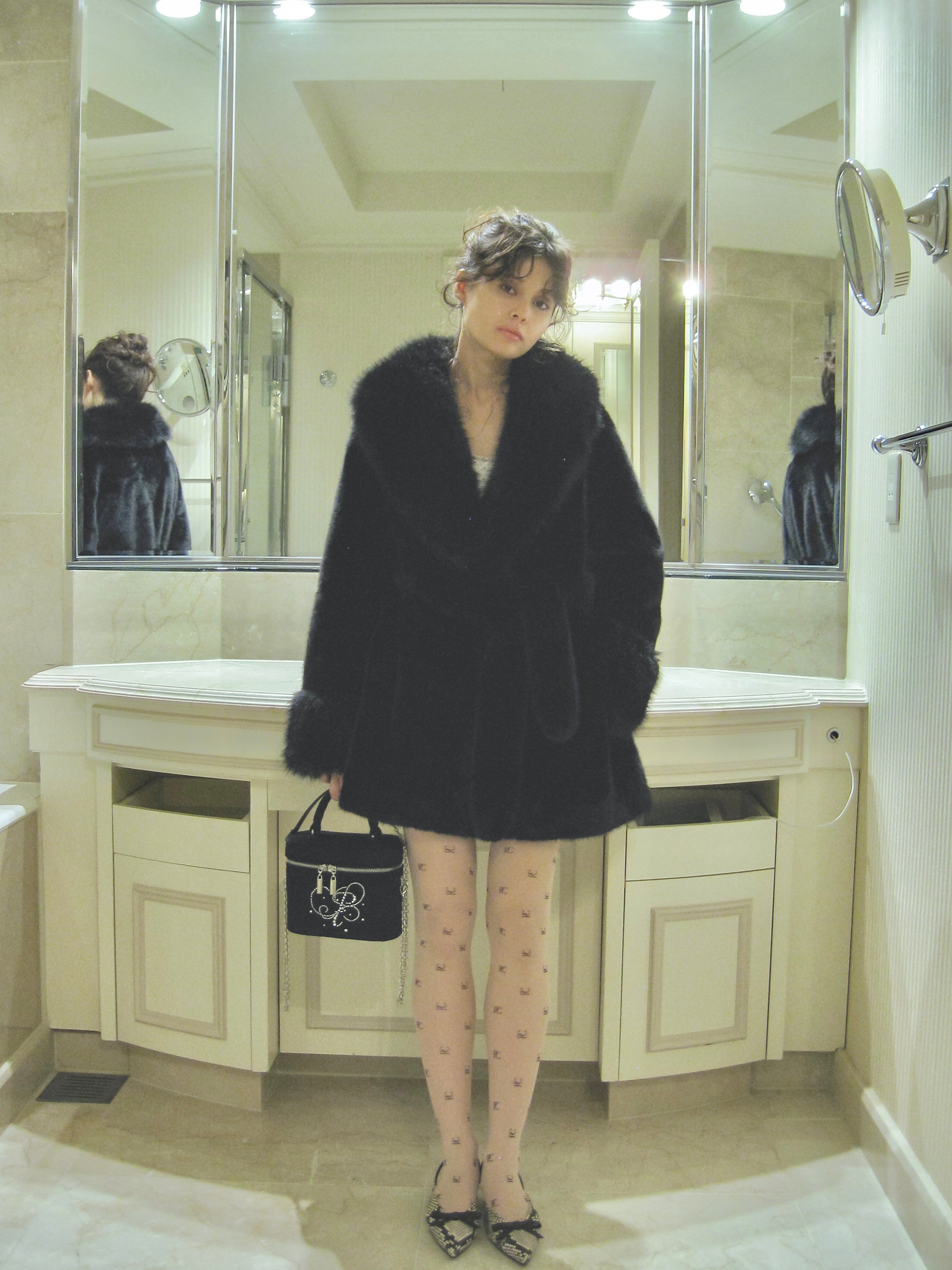 fur gowncoat｜PELLICULE | ぺリキュール