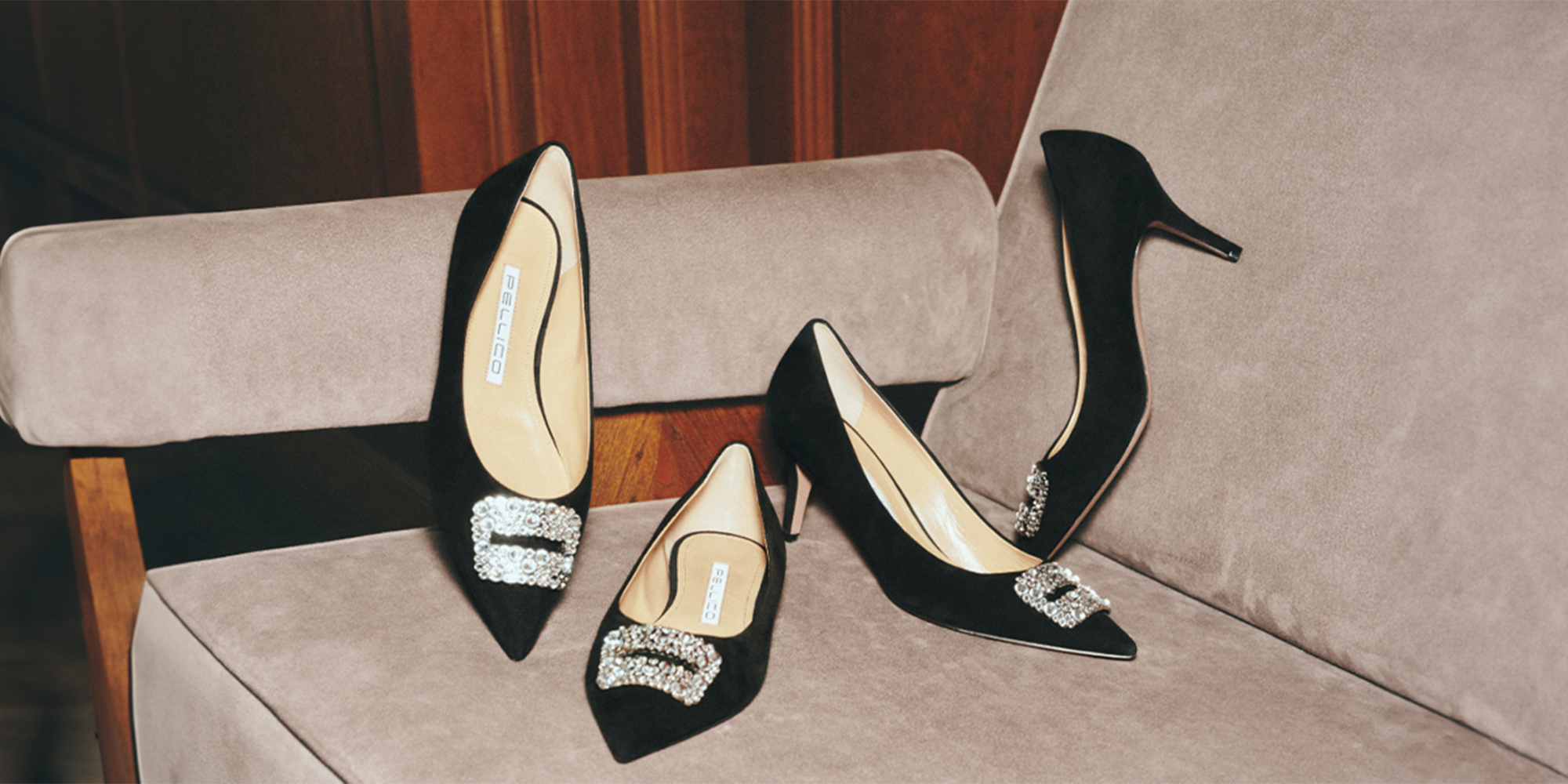 PELLICO ペリーコ アネッリ フラットシューズ 黒 37•24㎝ PELLICO