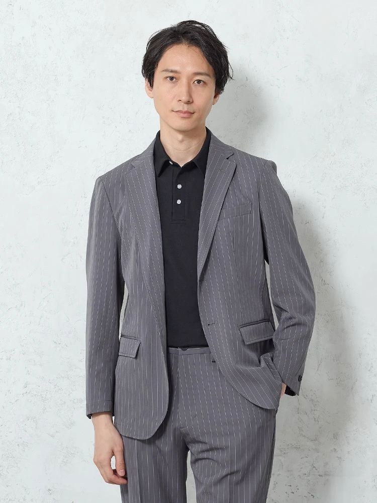 上下セット】ライトセットアップ ストライプ グレー | P.S.FA公式通販