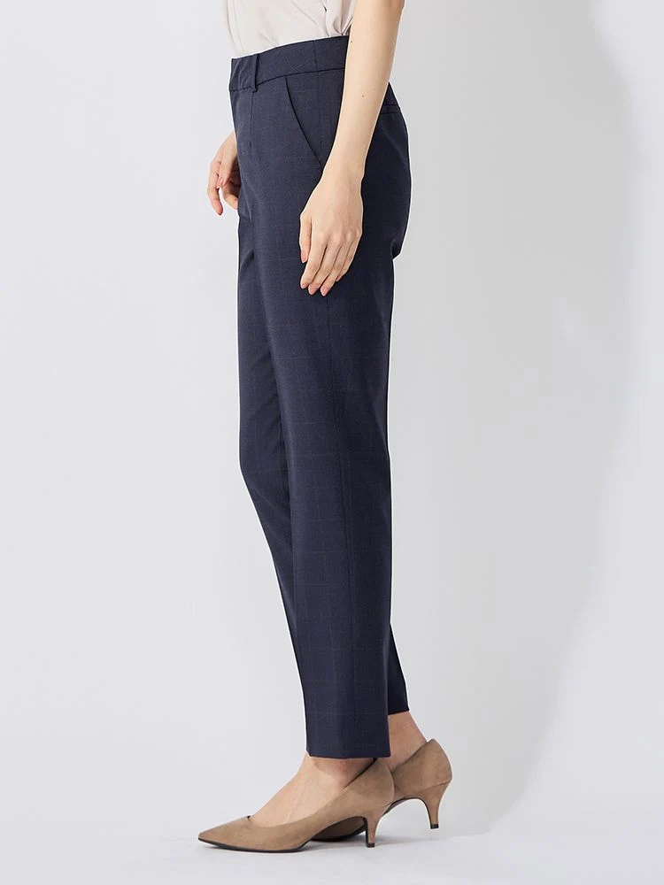 M．グレー インポート【REDA】スーツ テーパードパンツ チェック柄