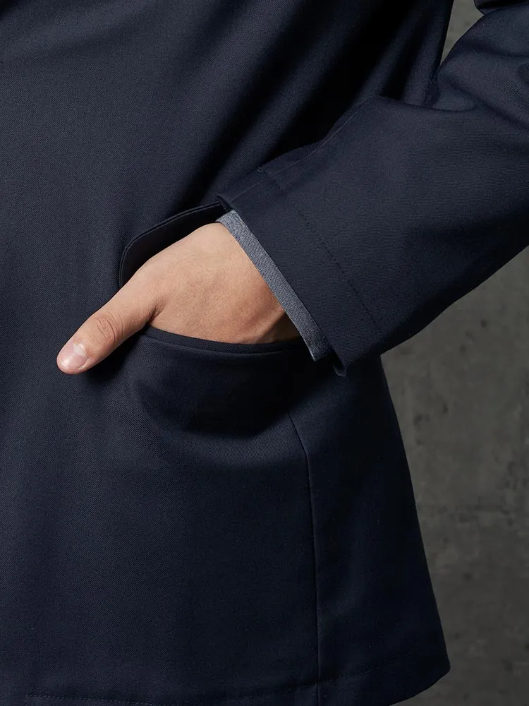 ネイビー TOKYO RUN カラーセットアップ ジャケット グリーン/ブラウン