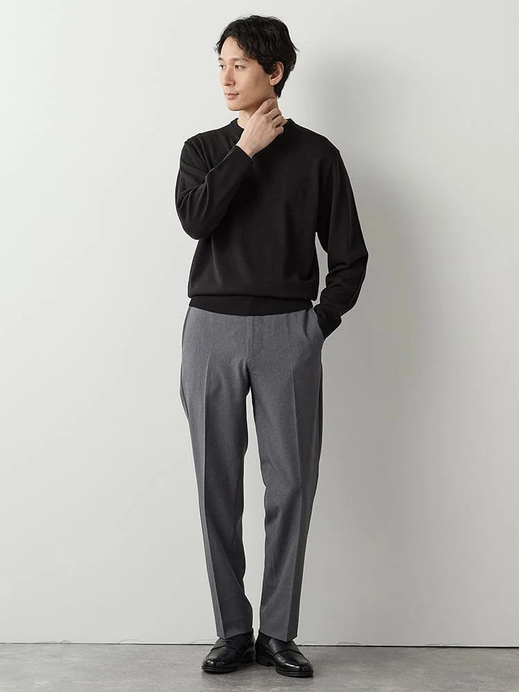 2点パック/Smart Pick！】裾上げのいらないスラックス Bセット