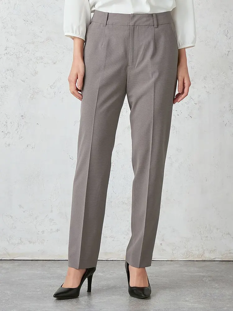 M．グレー ドライスーツ テーパードパンツ マイクロチェック グレー