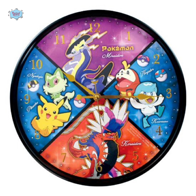 ポケモンで新たな世界。いつでもおうちがポケモン空間に！な壁時計です