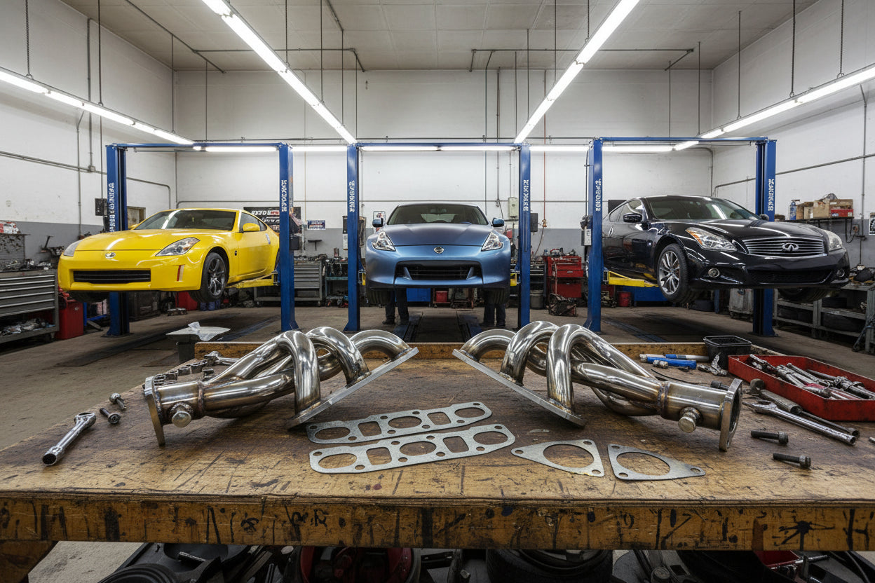 Race Headers for Nissan 350z 370z & Infiniti G37 (2007-2014) 3.5L 3.7L