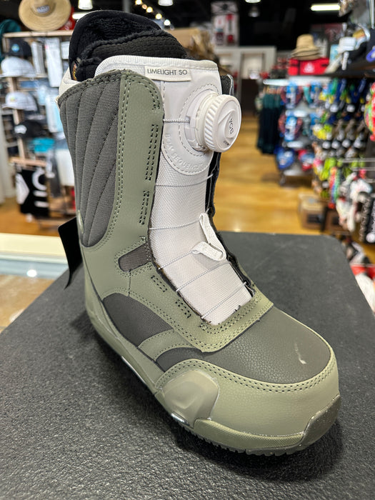 Burton Womens Limelight Step On Dark Green Vert 6 — Performance