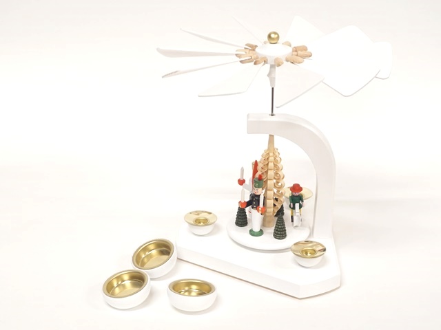 1553】ECKERT/クリスマスピラミッド/天使と鉱夫 ペロル